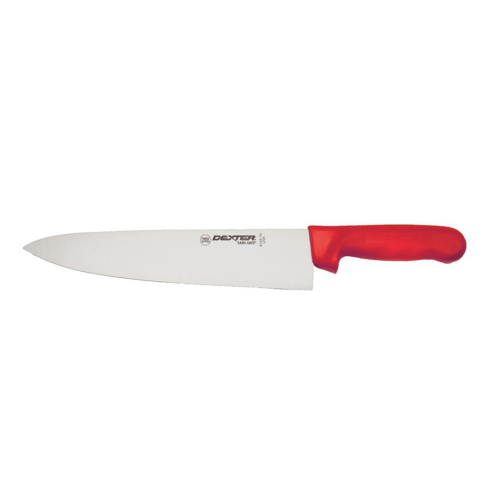 KNIFE, 8" COOKS RED HANDLE