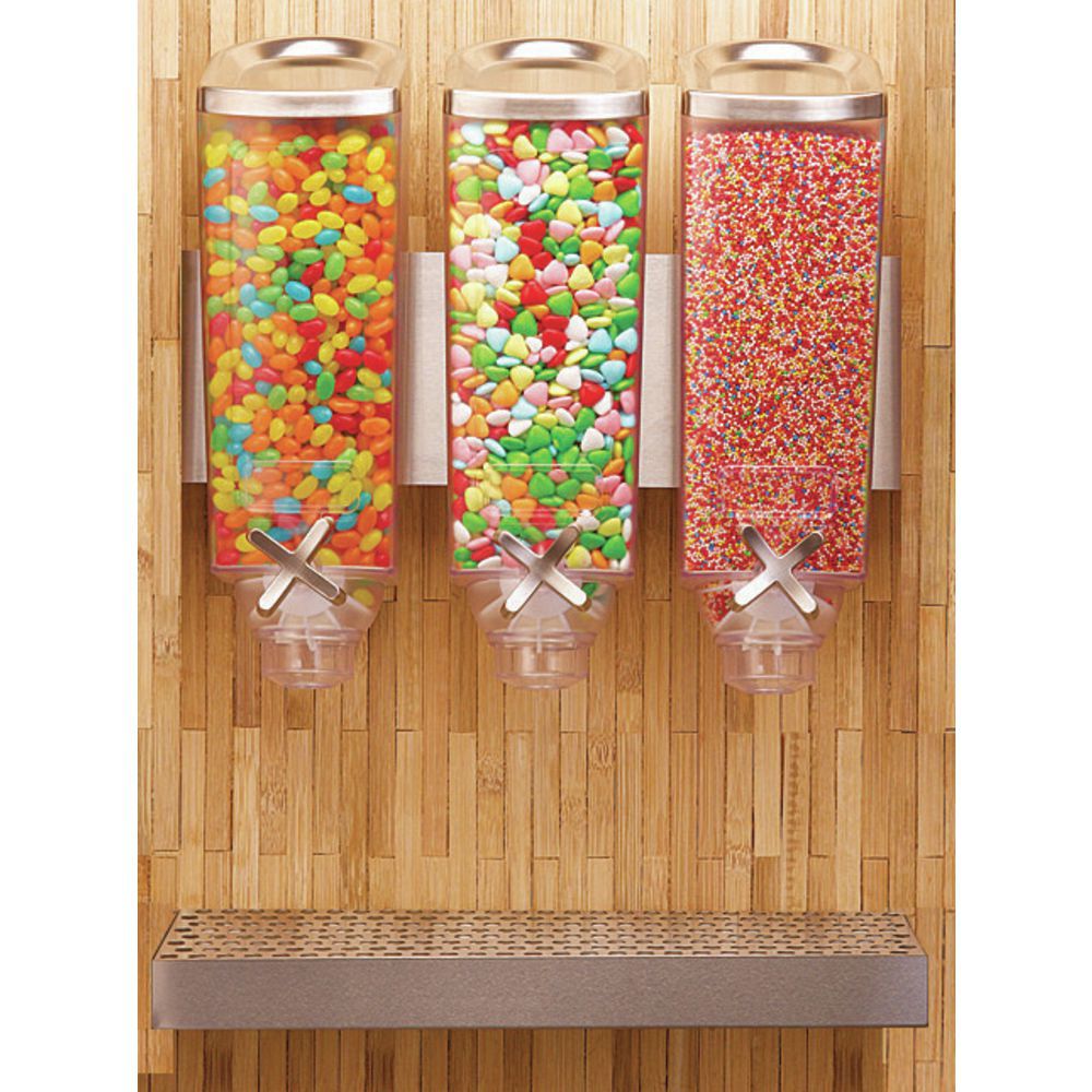 Rosseto EZ-PRO™ 3 Container 1 Gal Ea Wall Mount Cereal Dispenser -15 1/2