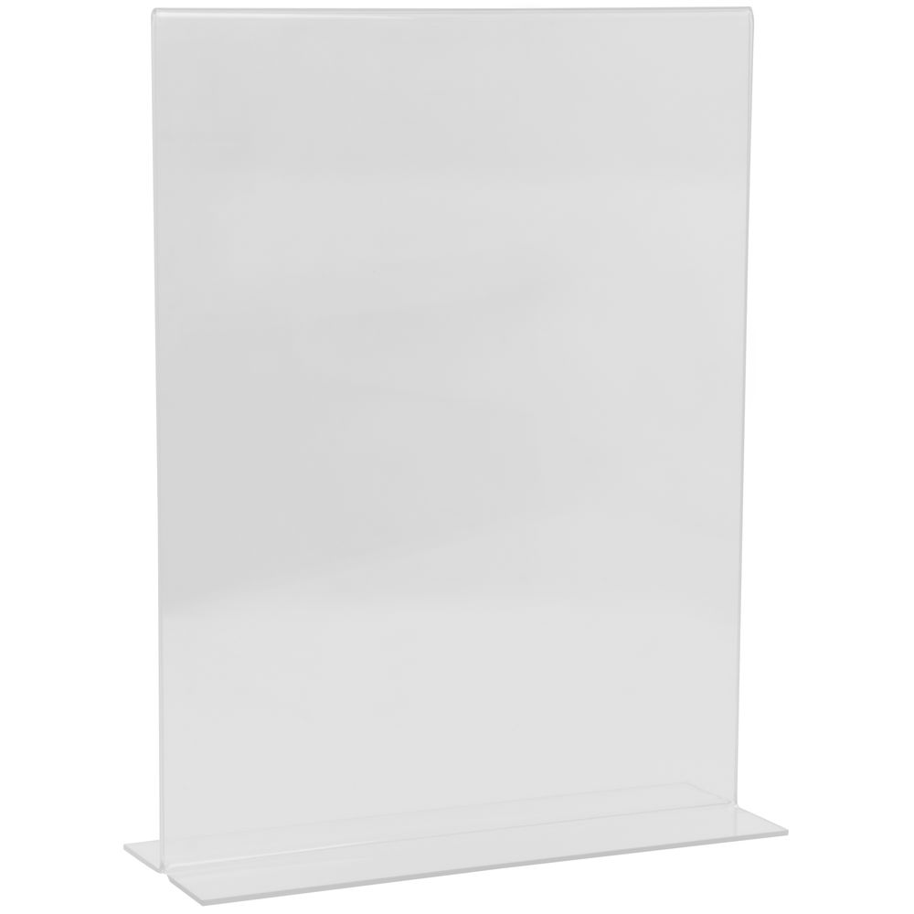 Vertical Easel Style Clear Plastic Sign Holder 11"H x 8 1?"L