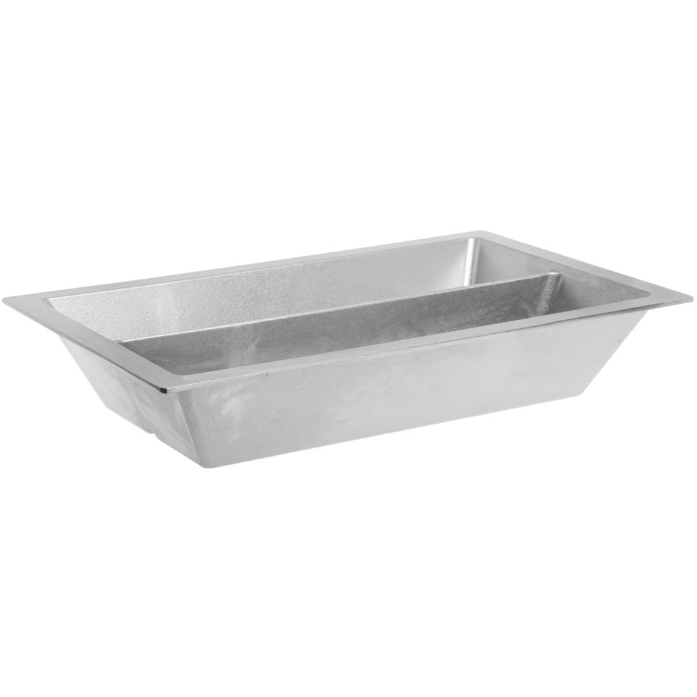 Tablecraft Aurora Divided Full Size Aluminum Food Pan 20 34l X 12 38w X 4d