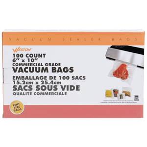 Vollrath 23850 Vacuum Sealer Bag, 6 in L, 8 in W