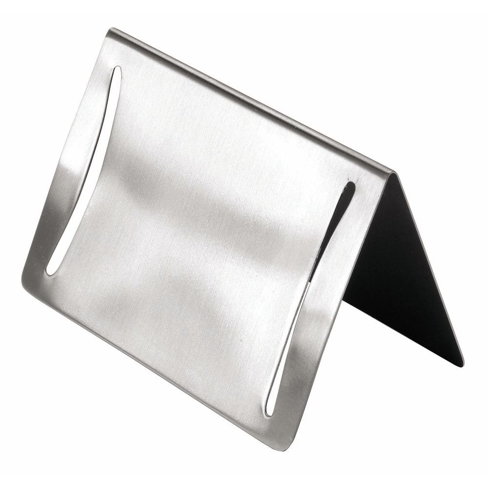 EASEL, SIDE CURVE CUT-OUTS, POLISHED, 2.5"H