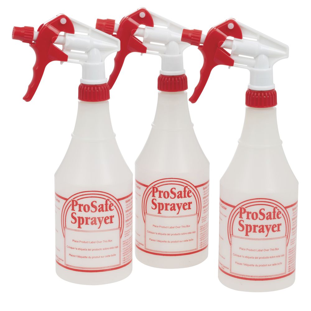 Zulay Home Plastic Spray Bottles 24oz 2 Pack