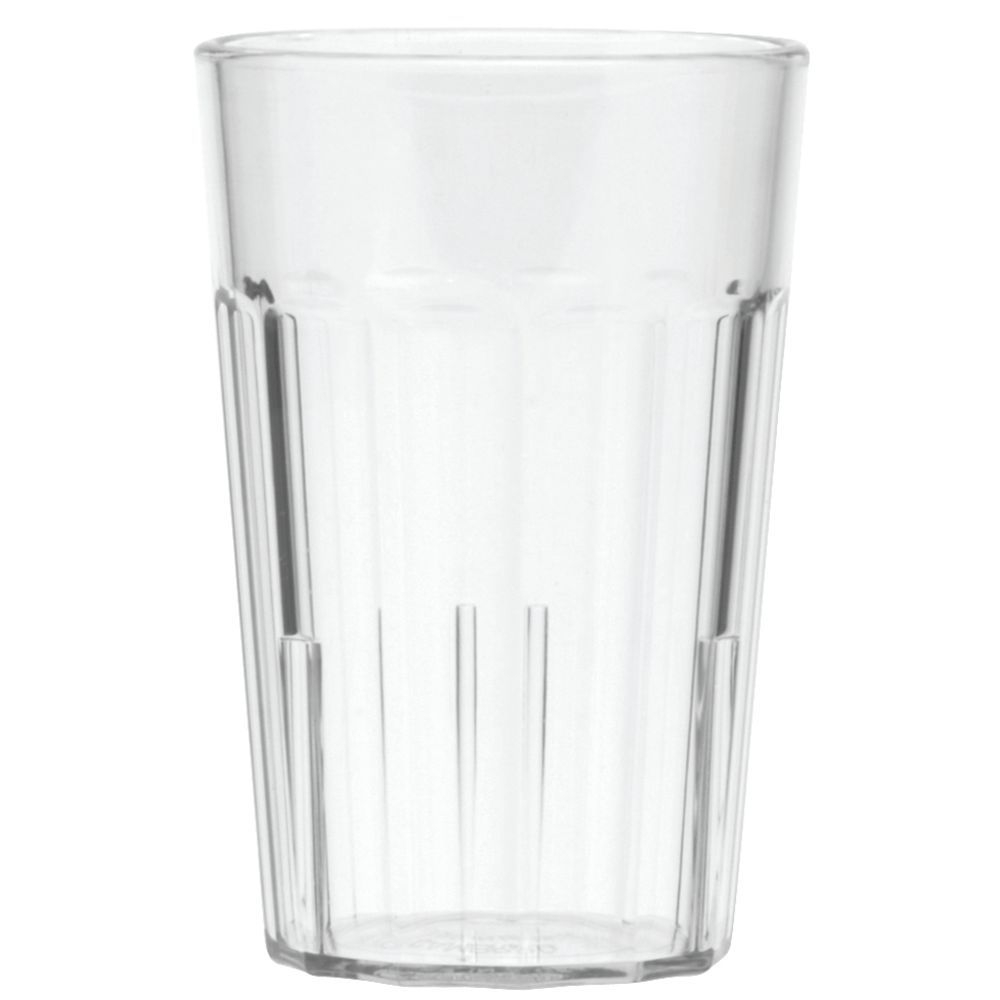 Clear Tumblers Made of Impact Resistant SAN Plastic