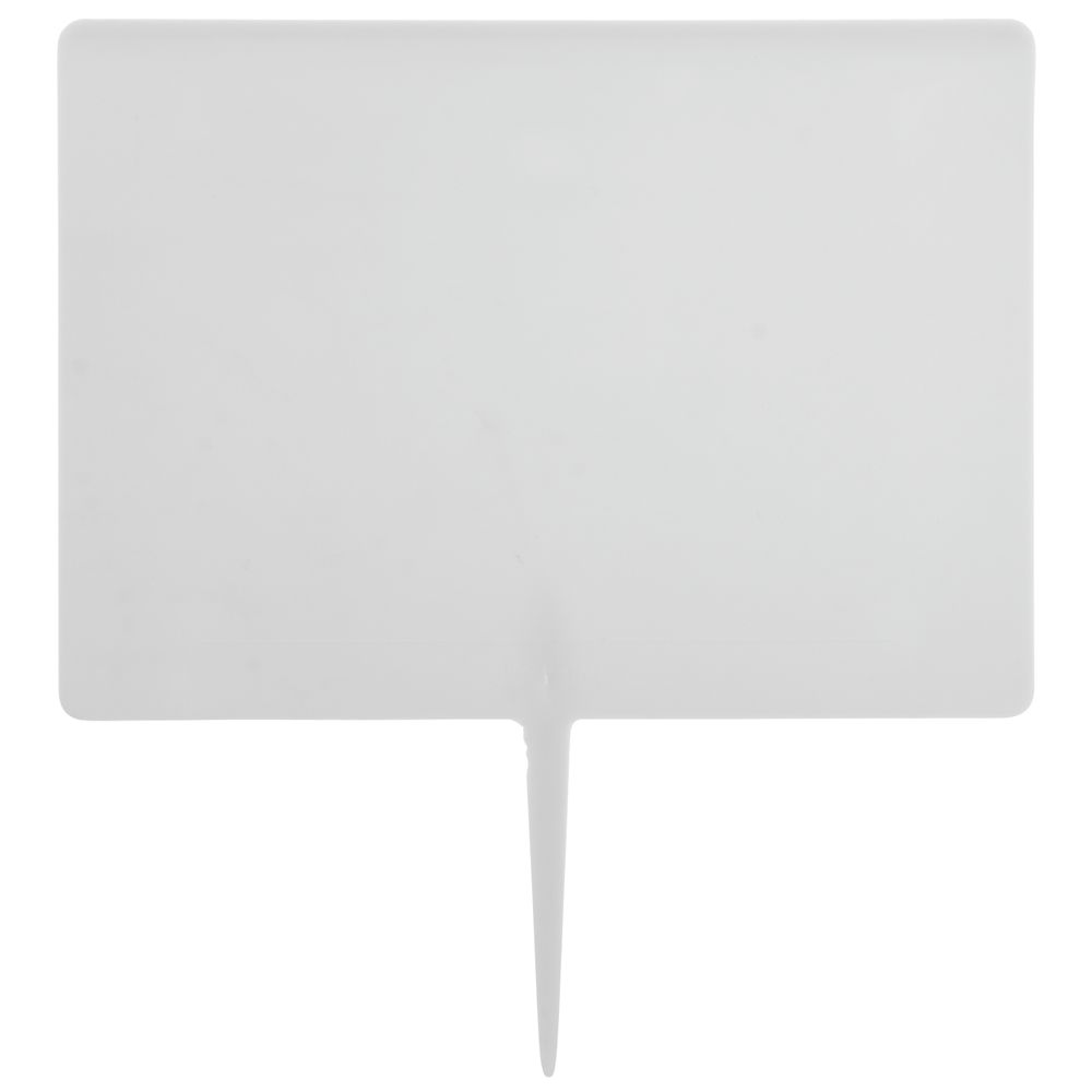 TAG, WHITE SPEAR HEAT RESISTANT 2X2-1/2"