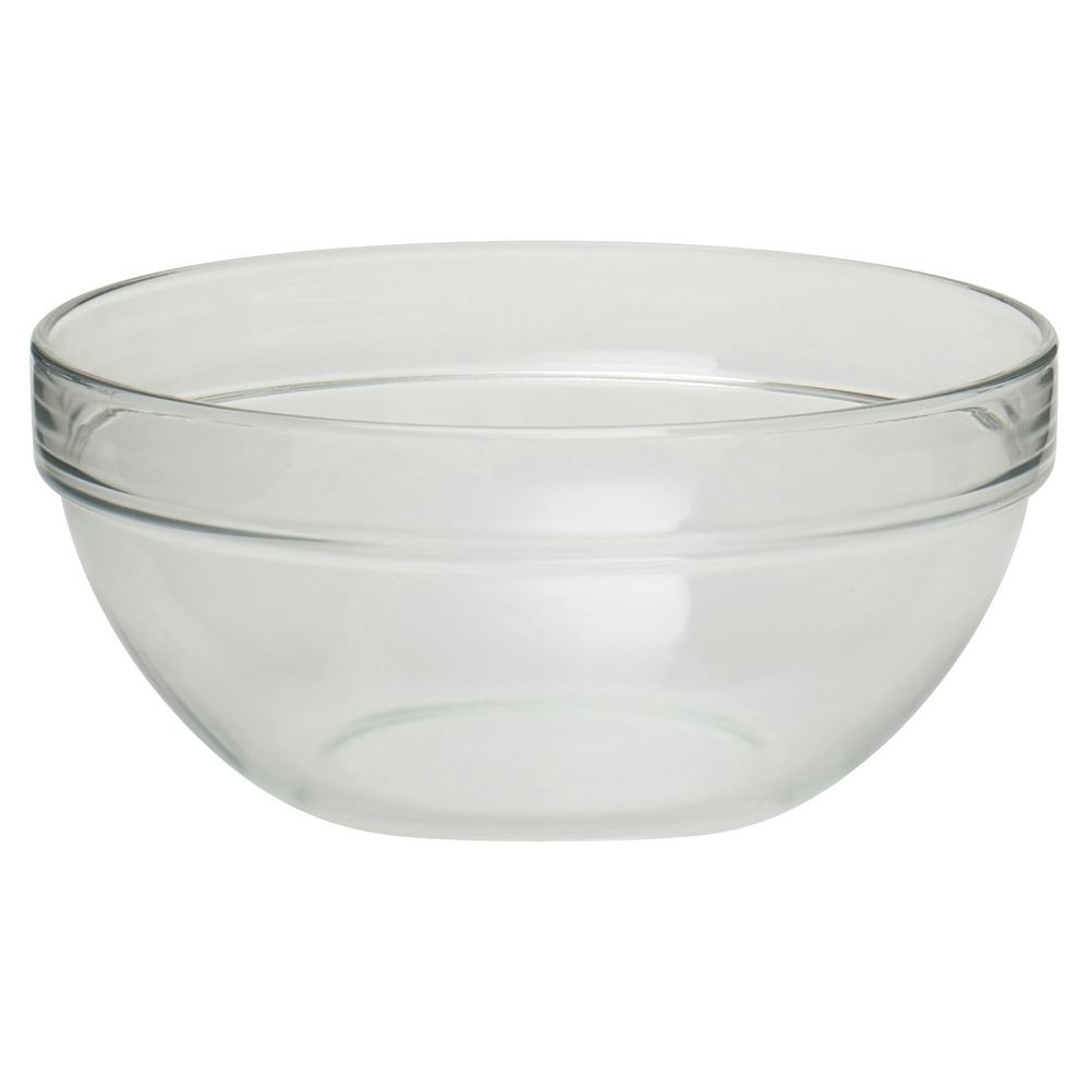 Cardinal 64 Oz Clear Glass Bowl 7 3 4 Dia X 3 1 2 H