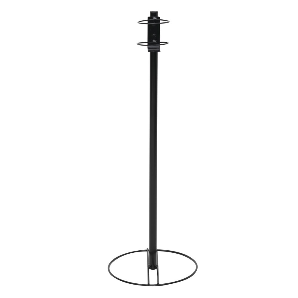 Black Steel Wet Umbrella Bag Floor Stand - 12Dia x 36 3/4H