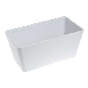 White Bowls Plastic Bowl for Soup Reusable Washable Dinnerware Microwave  Safe Cutlery for Birthday Parties Catering