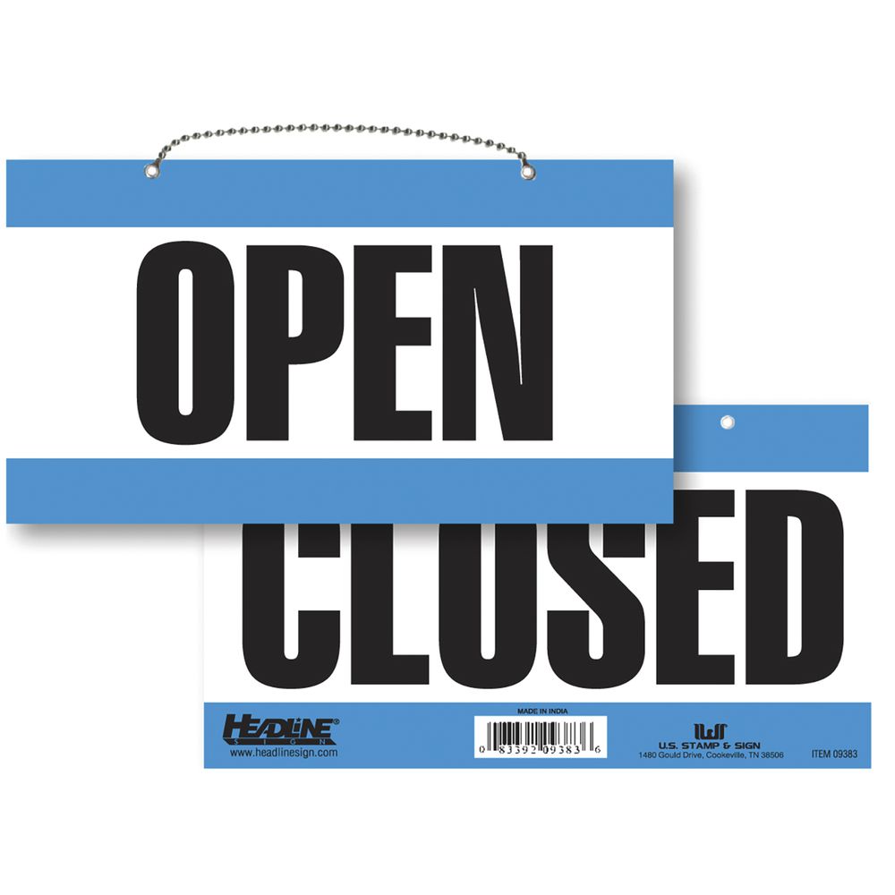 Open Closed Sign Small