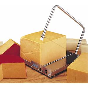 13 4/5 L x 10 15/16 W x 4 1/2 H HUBERT Cheese Cutter Stainless Steel 