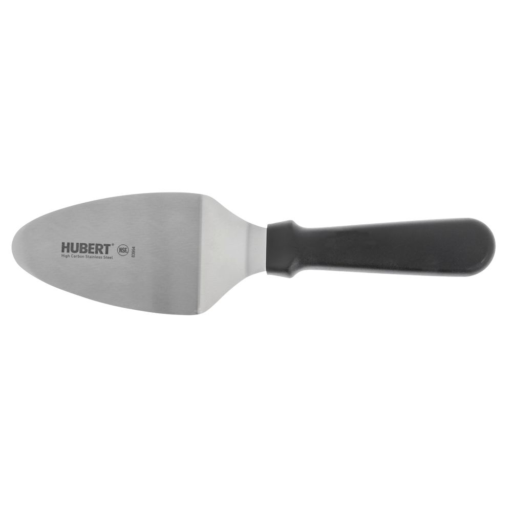 HUBERT® Stainless Steel Pie Server with Black Polypropylene Handle - 5