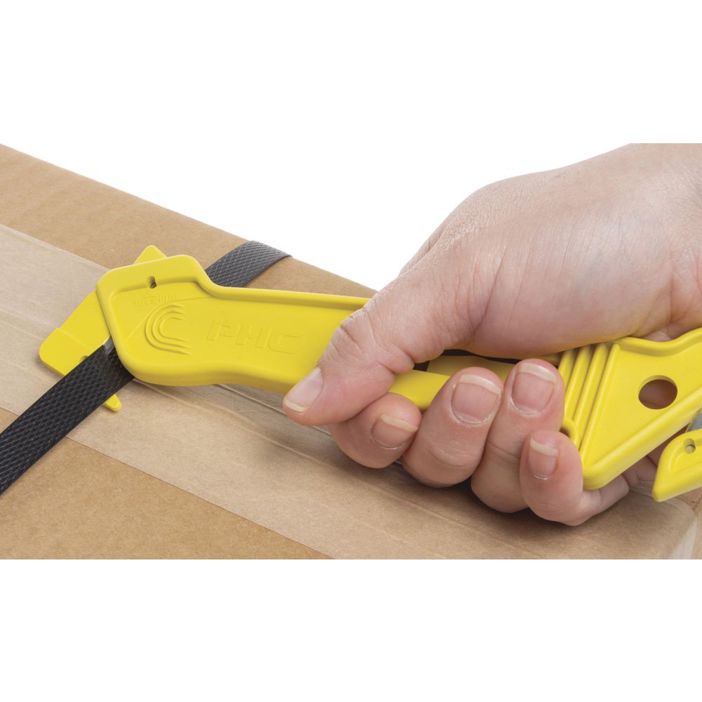 Force4 Safety Knife - Yellow - Hooked Blade