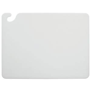 San Jamar 1178902 Cutting Board Scraper/Refinisher Tool - Stainless/White