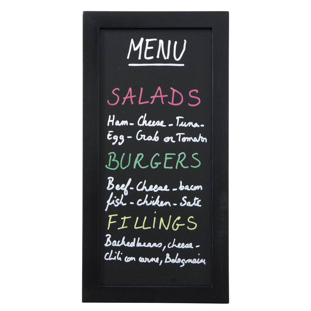 Wall Chalkboard with Black Frame, 8