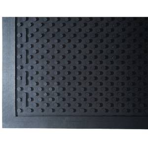 Floortex Doortex® 24 x 36 Anti-Fatigue Black Bubble Mat