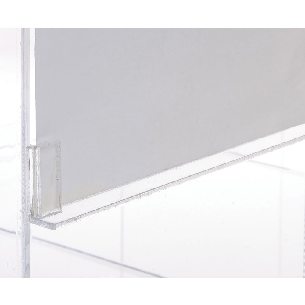 Expressly HUBERT® Acrylic Quadruple Bin Display Case - 31 3/4
