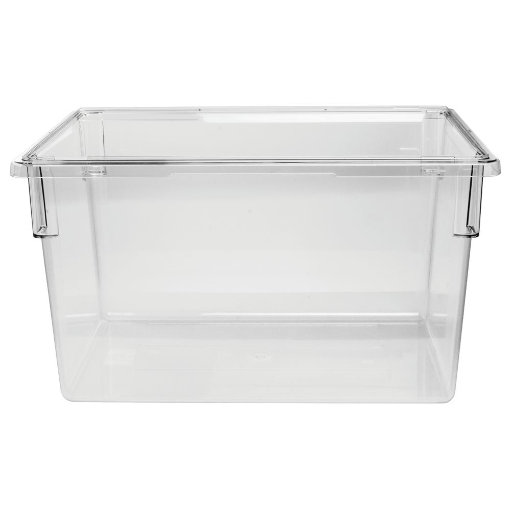 Cambro 22 Gal Clear Plastic Food Storage Container - 26L x 18W x 15D