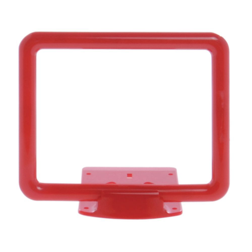 Plastic Sign Holders in Red
