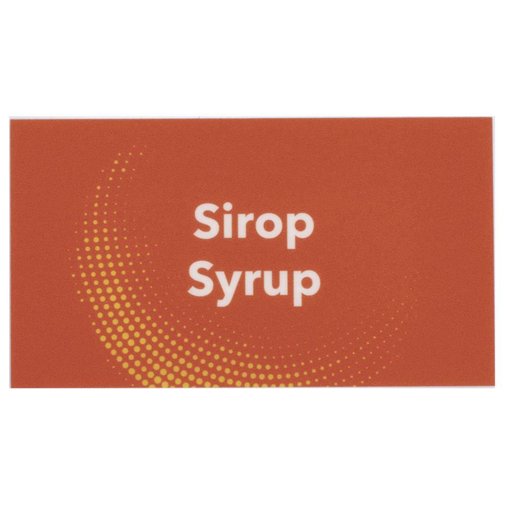 Bilingual Syrup Labels - Set of 3