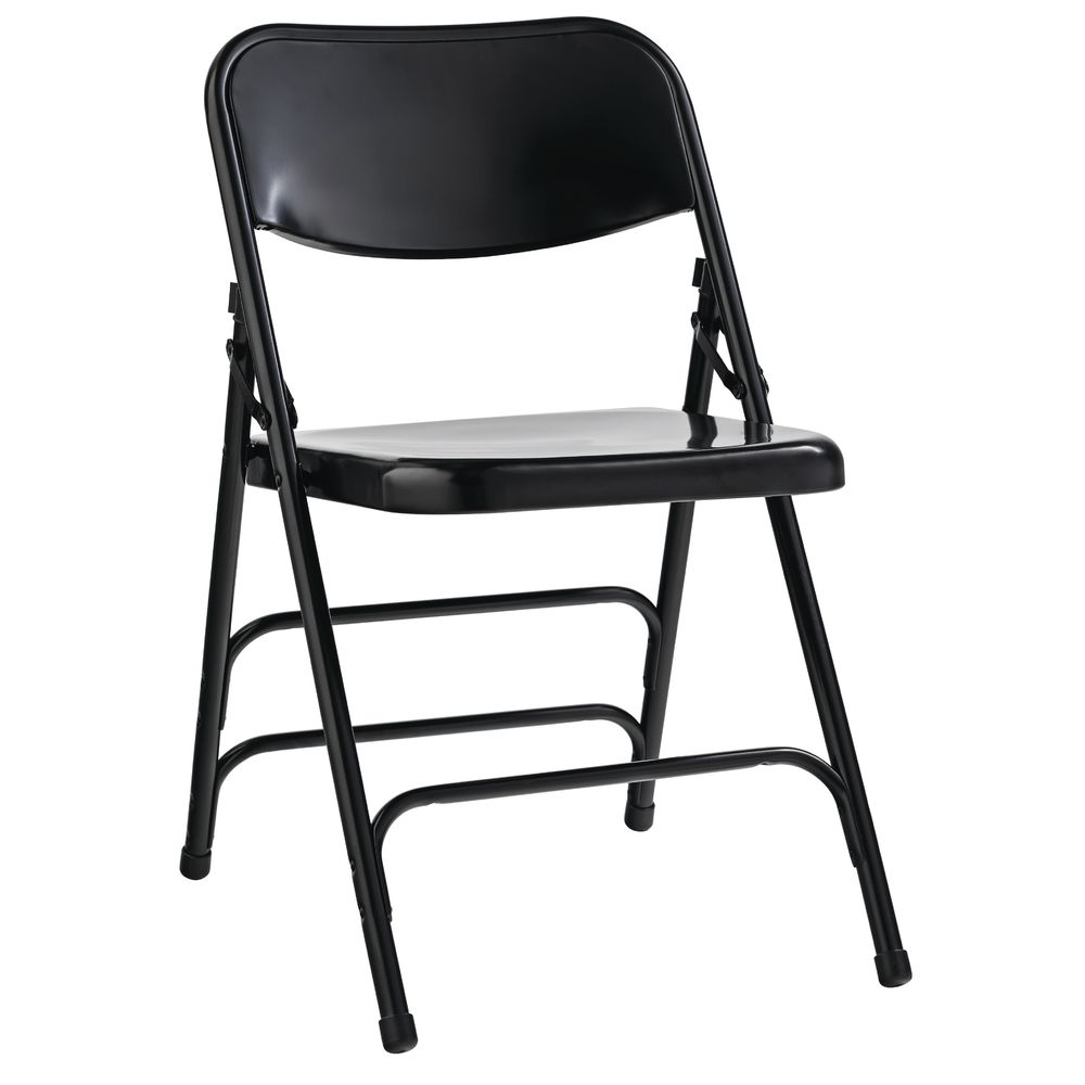 Samsonite Commercial Grade Black Steel Folding Chairs 18 1 2 L X