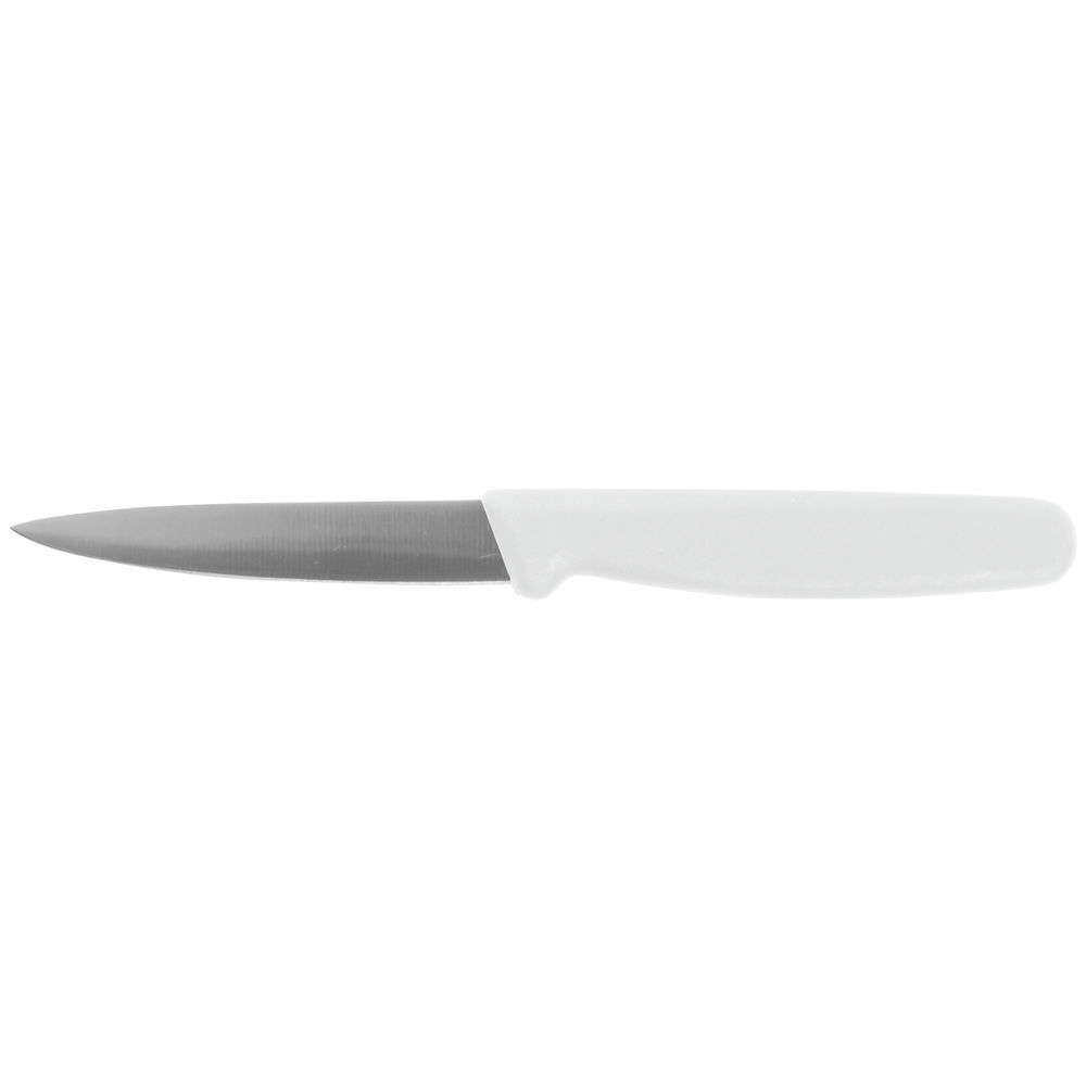 KNIFE, PARING, PLAIN, 3.5", WHITE