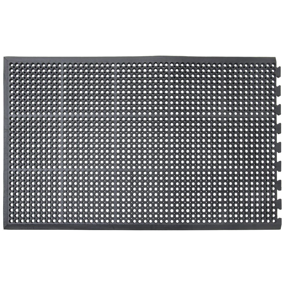 Cactus Mat Black General Purpose Interlocking Anti Fatigue