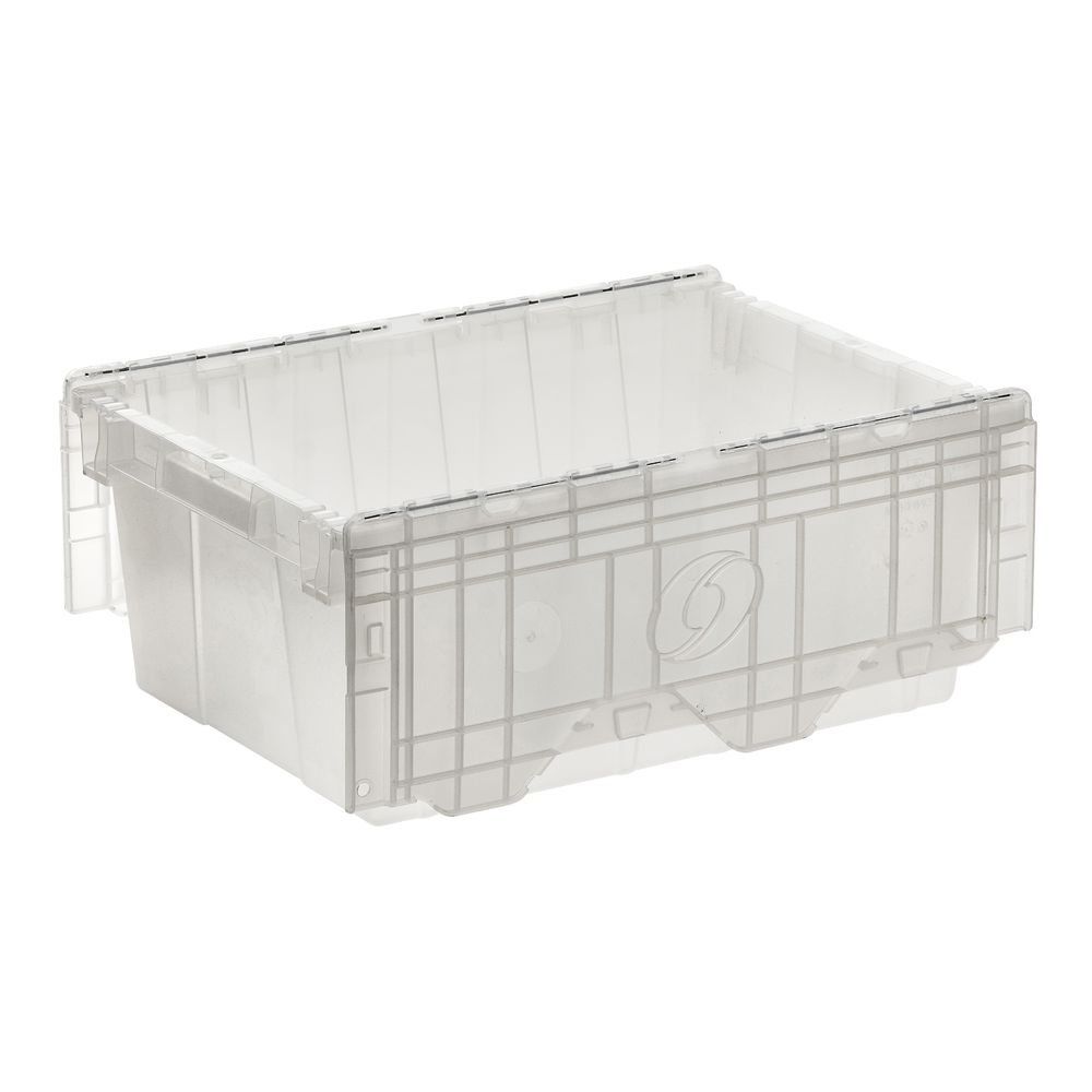Orbis Clear Plastic FliPak® Stack-N-Nest Storage Tote With Lid