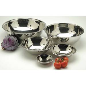 HUBERT® 6 qt 24 Gauge Stainless Steel Mixing Bowl - 12 1/2Dia x 4D