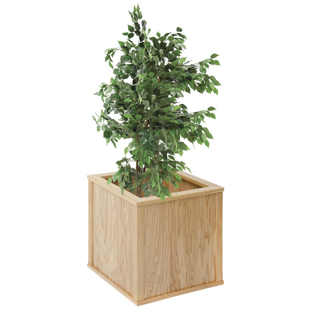 Expressly HUBERT® Wooden Indoor Planter Box - 20"L x 20"W 