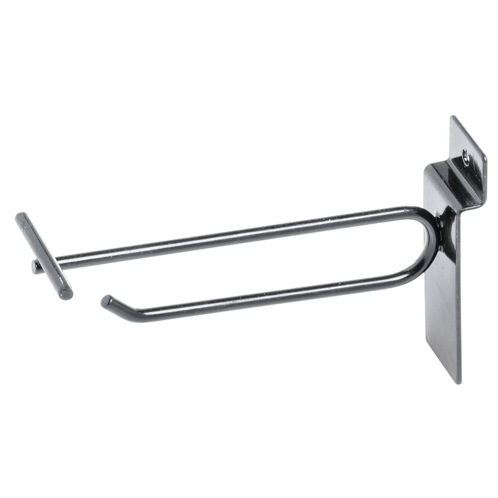 4" Black Slatwall Hooks