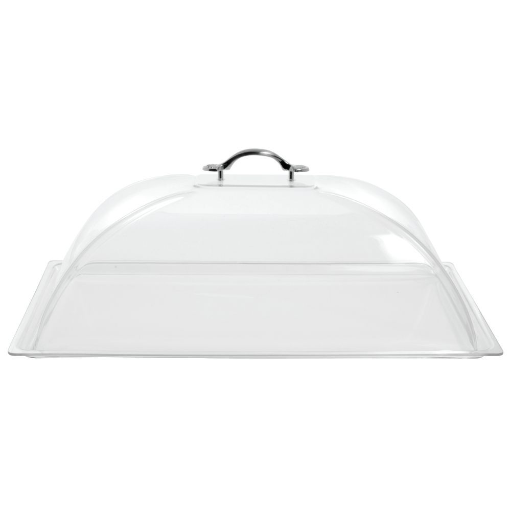 DOME COVER, FL SZ, SOLID, W S/S HANDLE