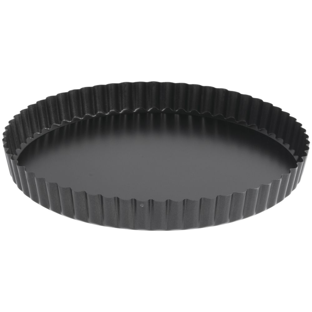 Paderno Round Steel Nonstick Fluted Tart Pan 9 1 2