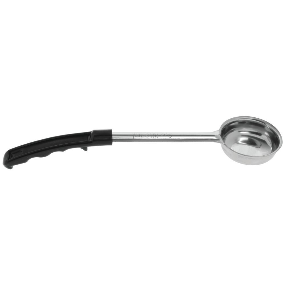 SPOON, PORTION, S/S, SOLID, 3OZ.BLK.HND.NSF