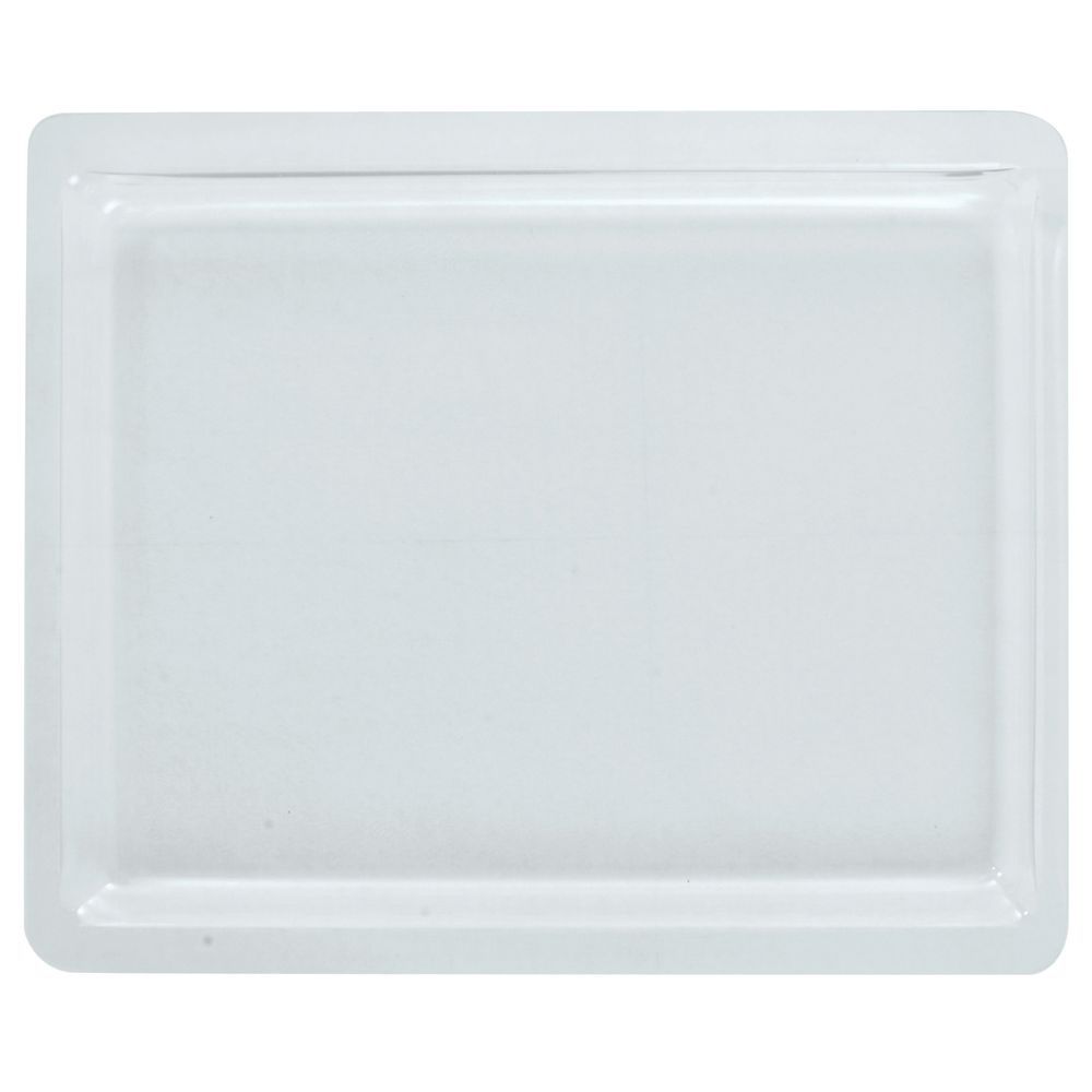 Cal-Mil Low Profile Rectangular Acrylic Tray in Clear  12"L  x 10"W x 1"H 