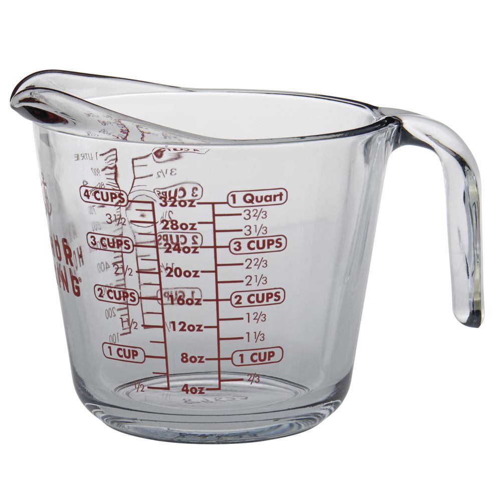 8 oz Glass Measuring Cup - Anchor - Jar Store