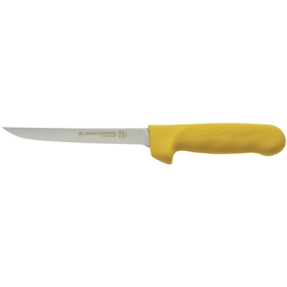 KNIFE, 6" BONING YELLOW HANDLE