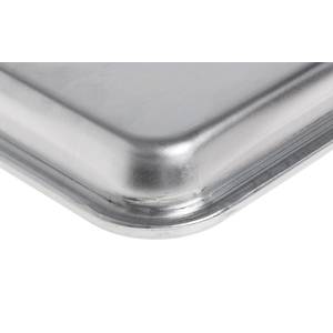 Vollrath 5220 Wear-Ever Aluminum Bun/Sheet Pan - 1/4 Size, 16 Gauge, Curled  Rim, 9 1/2 x 13