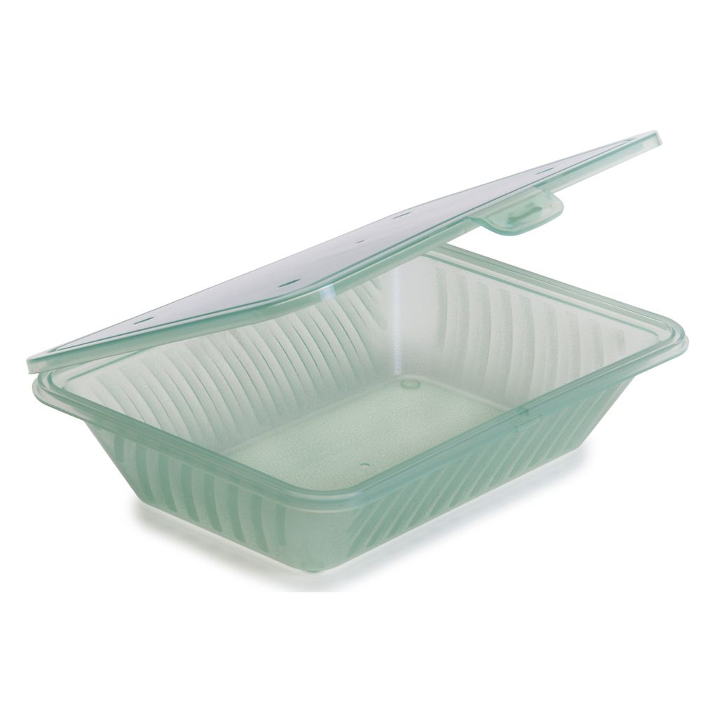 ECO-TAKEOUT FOOD CONTNR, 1 CMPT, FLAT TOP, 