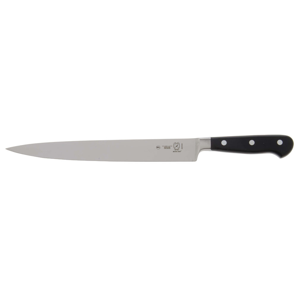 Mercer Renaissance® Stainless Steel Carver Knife With Black Handle - 10 