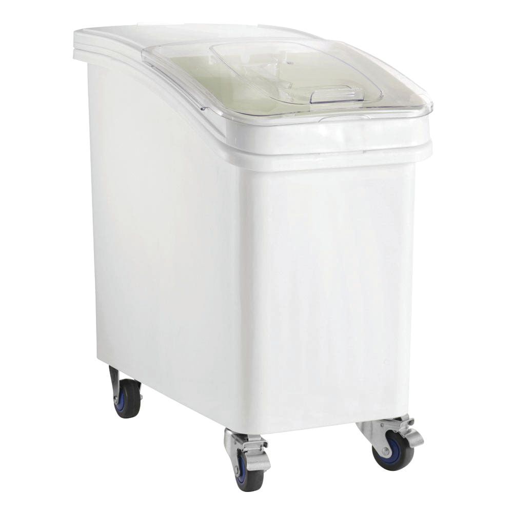 CenPro Slant Top Mobile Ingredient Storage Bin w/ Sliding Lid, 27 ...