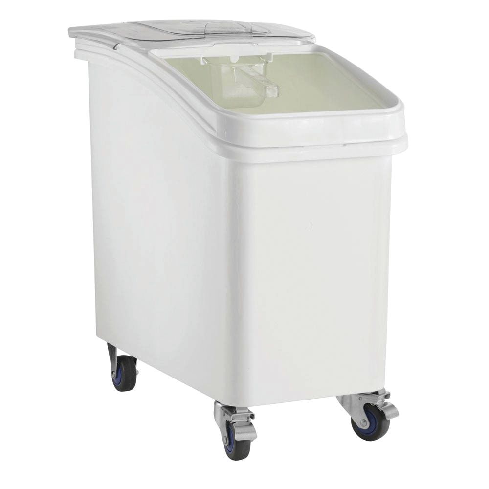 CenPro Slant Top Mobile Ingredient Storage Bin w/ Sliding Lid, 27 ...