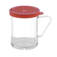 Cambro 10 Oz Camwear Shaker With Parsley Lid - Clear Polycarbonate, Unbreakable - View #3