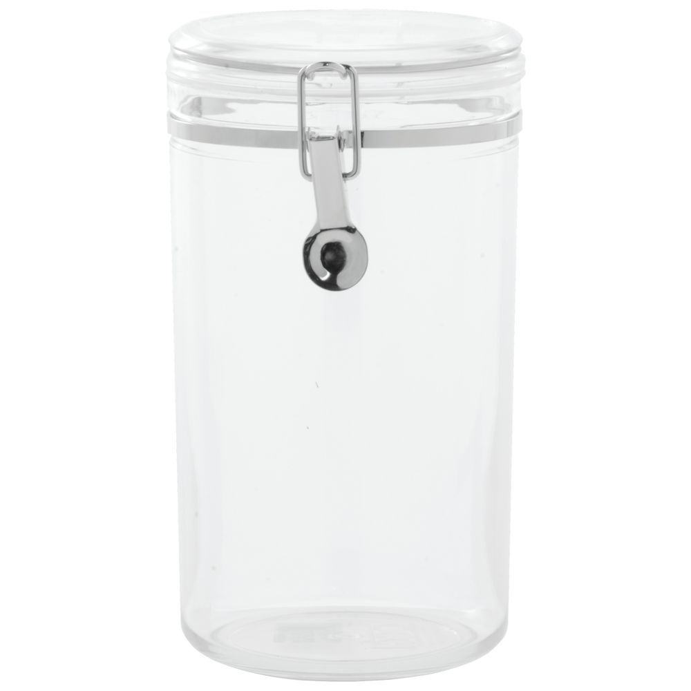 CANISTER, PLASTIC, 71 OZ, 5DIAX9H, CLEAR