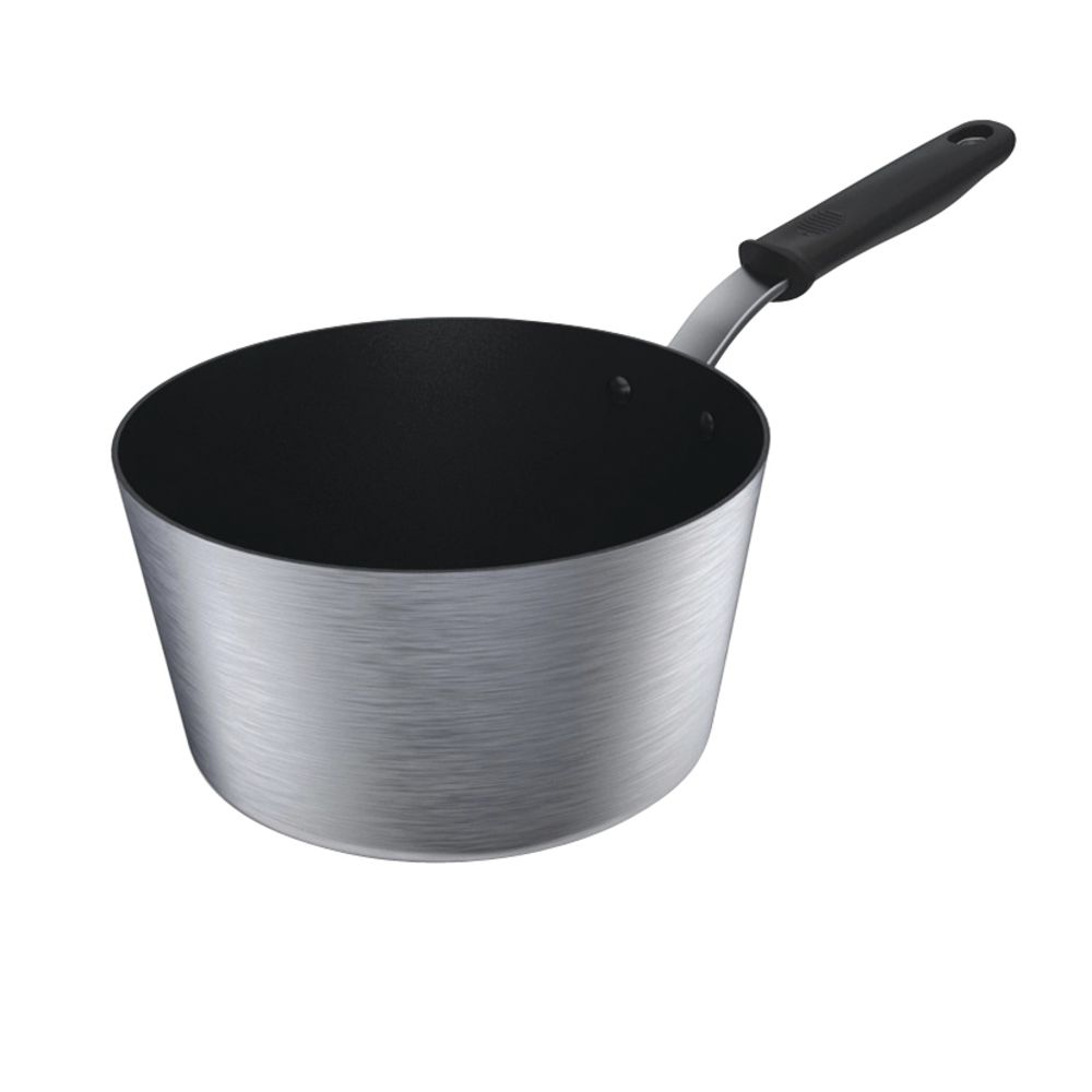 Vollrath Wear-Ever® Classic™ 5 1/2 qt Aluminum Tapered Sauce Pan with Chrome-Plated Handle - 9 7/8"Dia x 5 1/2"D