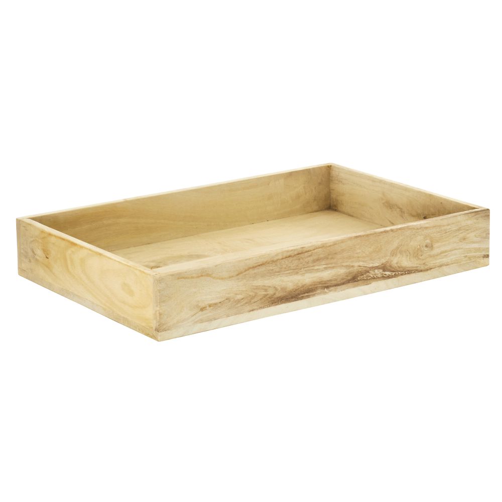 Structual Riser Wood Expressly Hubert® Rectangular Mango Wood Riser - 20