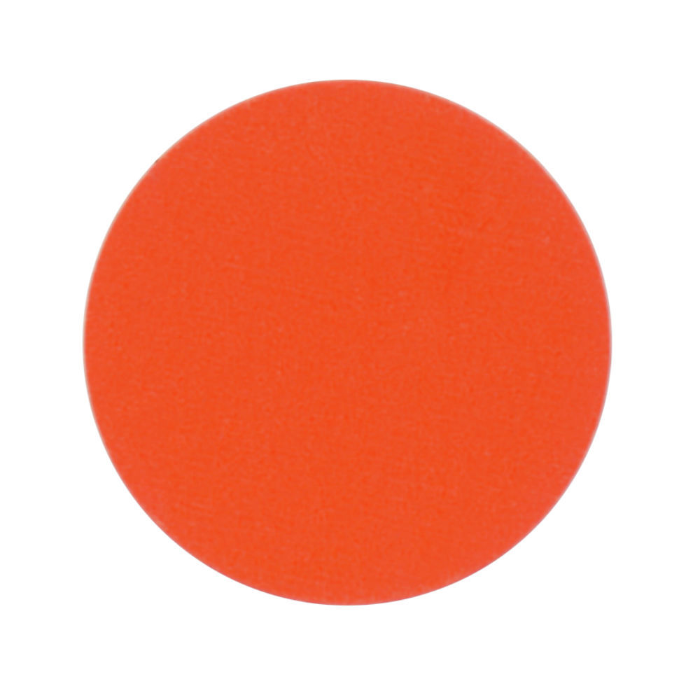 Orange Colored Rotation Dot Labels - 3/4Dia