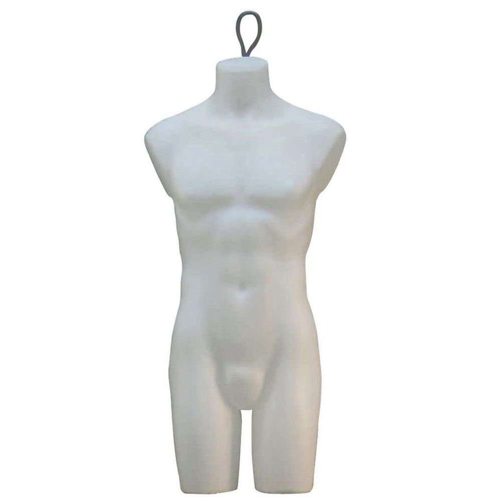 Details about   Carhartt Male Hanging Mannequin Half Torso White 