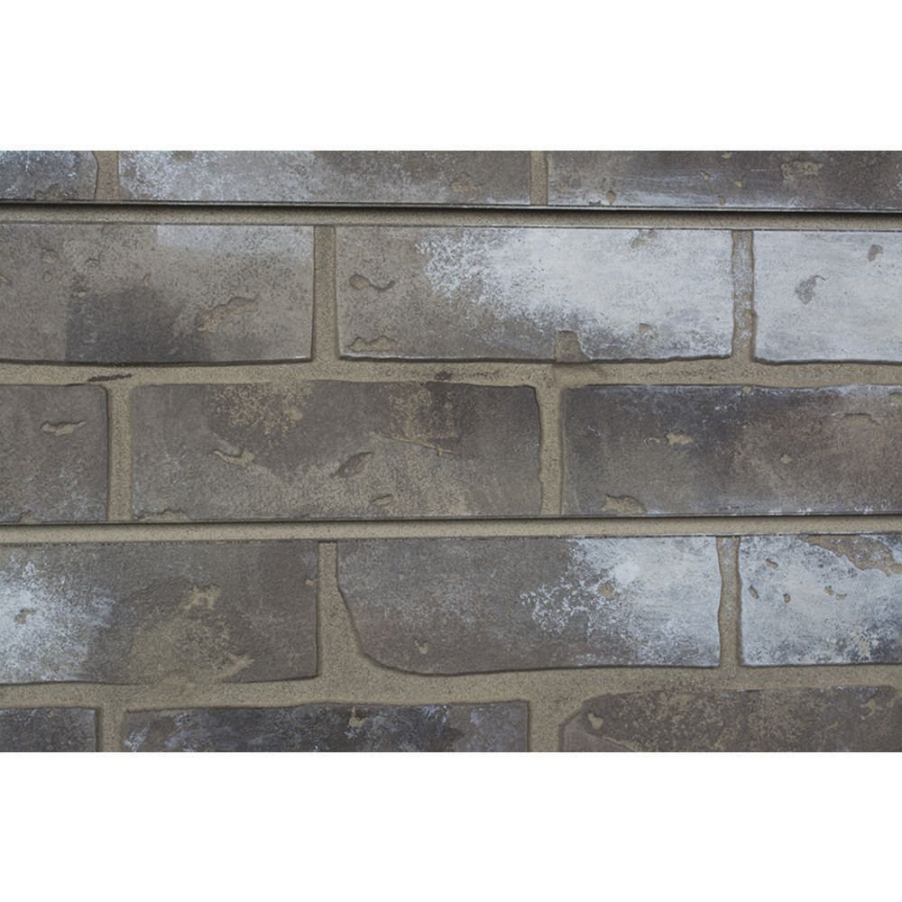 Brick Textured Slatwall Panel, Taupe