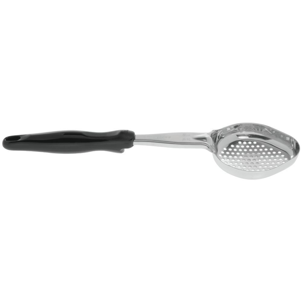 SPOODLE, OVAL, 5 OZ, PERFORATED, BLACK