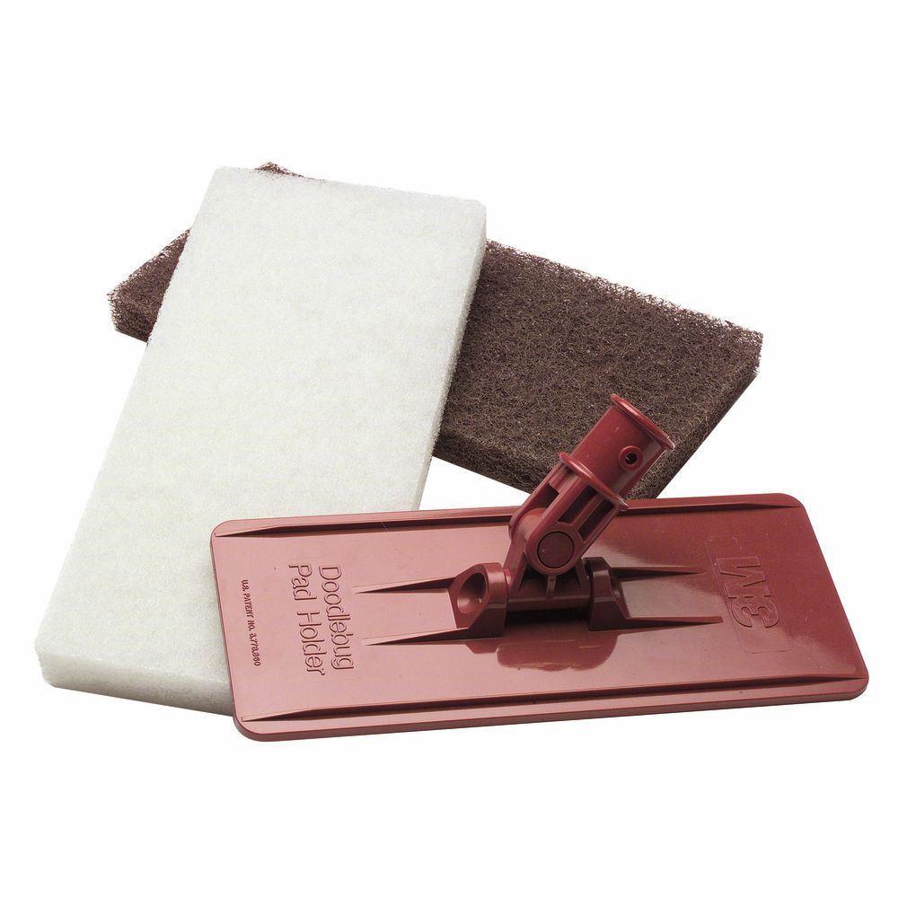 3M Orange Plastic Floor Scrubber Brush Pad Holder For Doodlebug™ Pads